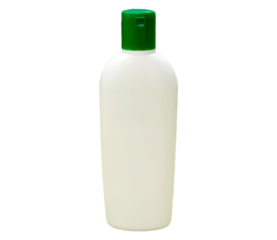 200-ml-oval-shampoo-bottle-white- Personal Care Packaging | Crystal Packaging Industries