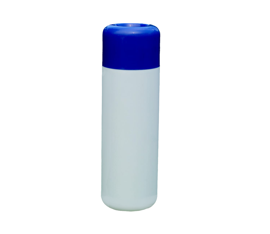 100-gm-talcum-round-bottle- Personal Care Packaging | Crystal Packaging Industries