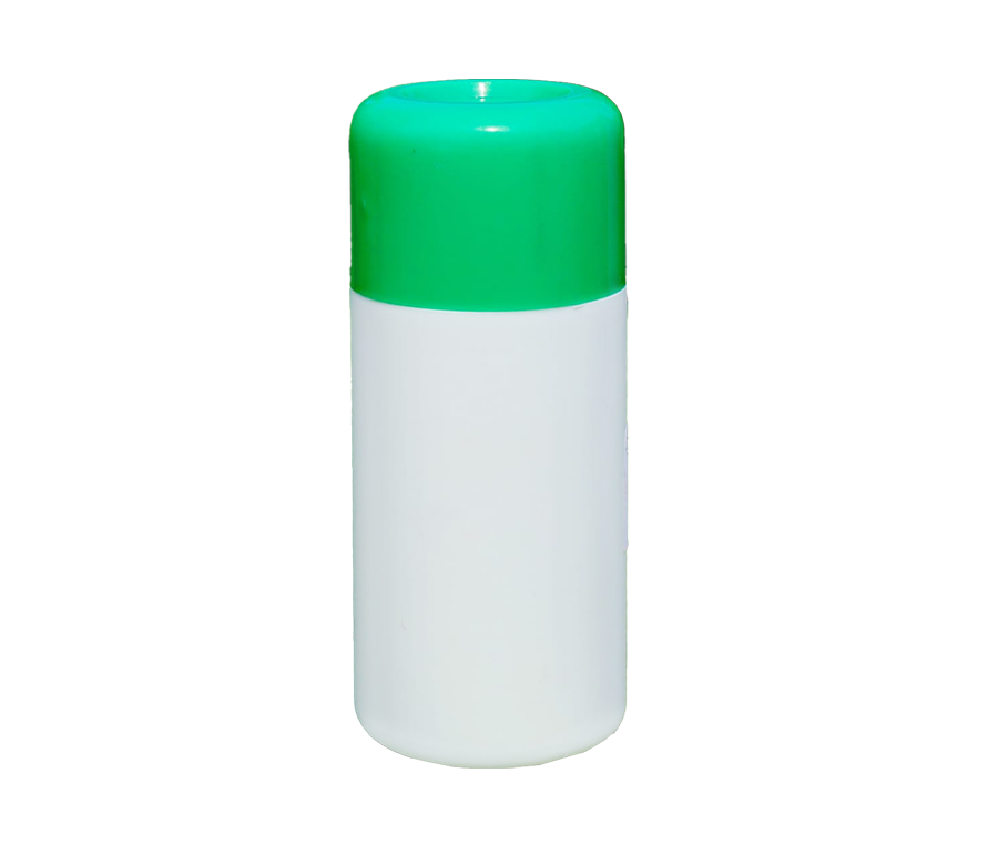 50-gm-talcum-round-bottle - Personal Care Packaging | Crystal Packaging Industries